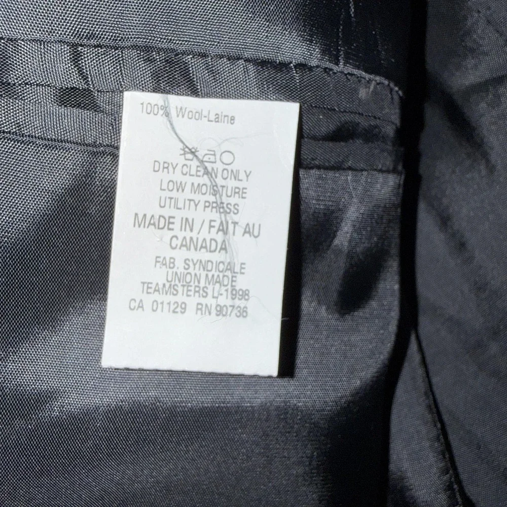 Lauren‎ Ralph Lauren Blazer Mens 44R Gray 100% Wool Two Button Sport Coat Lined